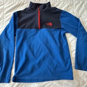 Boys North Face Quarter Zip Fleece